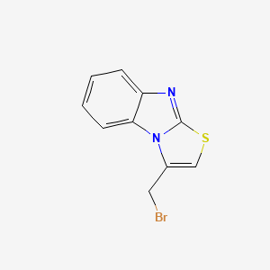 molecular formula C10H7BrN2S B7756932 3-(Bromomethyl)benzo[4,5]imidazo[2,1-b]thiazole 