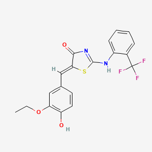 molecular formula C19H15F3N2O3S B7757046 CID 1399329 