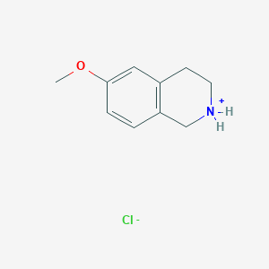 molecular formula C10H14ClNO B7757061 Isoquinoline, 6-methoxy-1,2,3,4-tetrahydro-, hydrochloride 