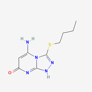 molecular formula C9H13N5OS B7757127 CID 1588033 