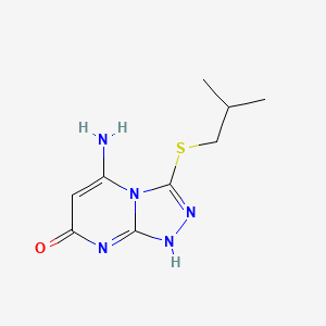 molecular formula C9H13N5OS B7757131 CID 712822 