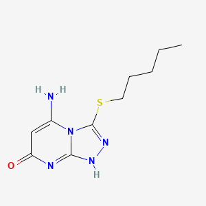 molecular formula C10H15N5OS B7757137 CID 1588034 