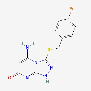 molecular formula C12H10BrN5OS B7757145 CID 992905 