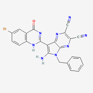 molecular formula C23H13BrN8O B7757284 CID 1590068 
