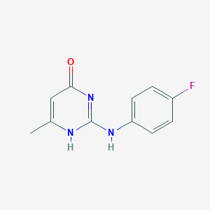 molecular formula C11H10FN3O B7757507 CID 2791784 
