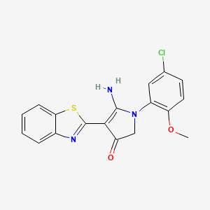 molecular formula C18H14ClN3O2S B7757658 CID 1078342 