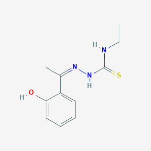 molecular formula C11H15N3OS B7757741 2'-Hydroxyacetophenone 4-ethyl thiosemicarbazone 