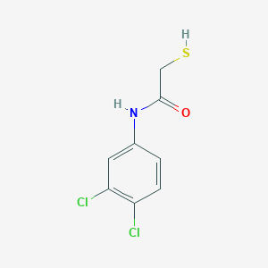 molecular formula C8H7Cl2NOS B7757818 N-(3,4-dichlorophenyl)-2-mercaptoacetamide 