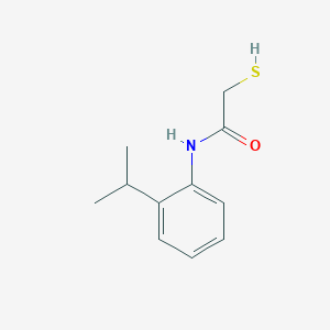 molecular formula C11H15NOS B7757824 N-(2-propan-2-ylphenyl)-2-sulfanylacetamide 