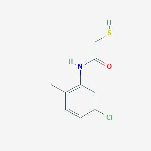 molecular formula C9H10ClNOS B7757836 N-(5-chloro-2-methylphenyl)-2-sulfanylacetamide 