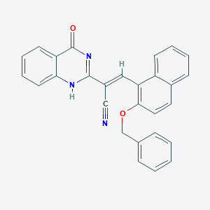 molecular formula C28H19N3O2 B7757990 CID 5711840 