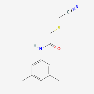 molecular formula C12H14N2OS B7758026 2-((cyanomethyl)thio)-N-(3,5-dimethylphenyl)acetamide 