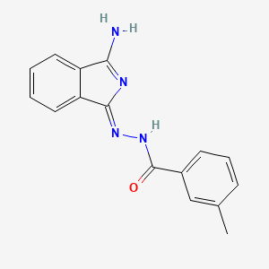molecular formula C16H14N4O B7758073 CID 5396757 