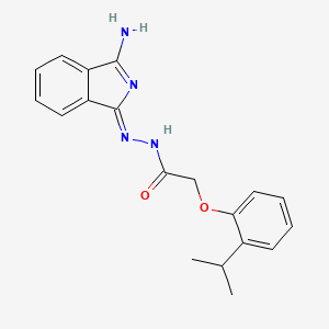 molecular formula C19H20N4O2 B7758082 CID 5396758 