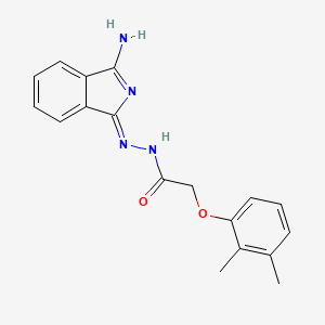 molecular formula C18H18N4O2 B7758090 CID 5396759 