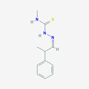 (1Z,N'Z)-N-methyl-N'-(2-phenylpropylidene)carbamohydrazonothioic acid
