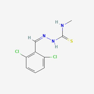 1-[(Z)-(2,6-dichlorophenyl)methylideneamino]-3-methylthiourea