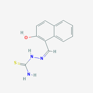 molecular formula C12H11N3OS B7758441 2-羟基萘-1-甲醛硫代氨基甲腙 