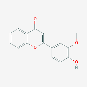 molecular formula C16H12O4 B7758651 4'-羟基-3'-甲氧基黄酮 