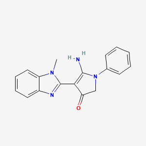 molecular formula C18H16N4O B7758866 CID 1402342 