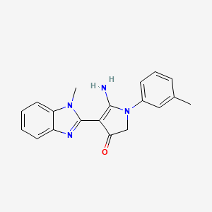 molecular formula C19H18N4O B7758868 CID 4182904 
