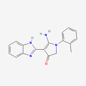 molecular formula C18H16N4O B7758945 CID 7454345 