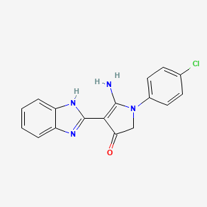 molecular formula C17H13ClN4O B7758954 CID 3692950 