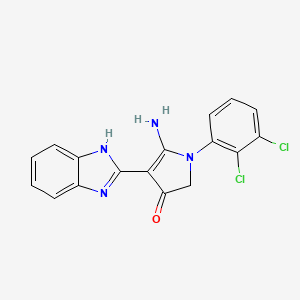 molecular formula C17H12Cl2N4O B7758980 CID 7454350 