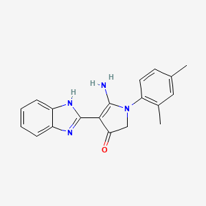 molecular formula C19H18N4O B7758989 CID 7454354 