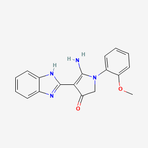 molecular formula C18H16N4O2 B7759032 CID 4801999 