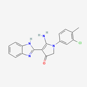 molecular formula C18H15ClN4O B7759046 CID 7454365 