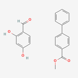 2,4-Dihydroxybenzaldehyde;methyl 4-phenylbenzoate