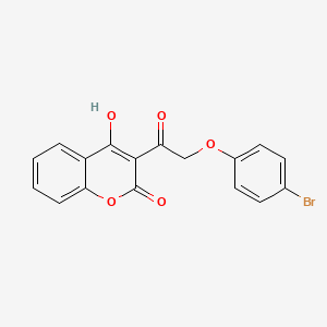 3-(2-(4-bromophenoxy)acetyl)-4-hydroxy-2H-chromen-2-one