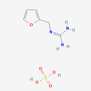 N''-[(furan-2-yl)methyl]guanidine; sulfuric acid