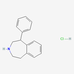 1-Phenyl-2,3,4,5-tetrahydro-1h-3-benzazepine hydrochloride