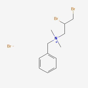 N-benzyl-2,3-dibromo-N,N-dimethylpropan-1-aminium bromide