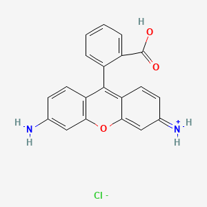 molecular formula C20H15ClN2O3 B7759643 Rhodamine 110 