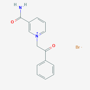 3-Carbamoyl-1-phenacylpyridinium bromide