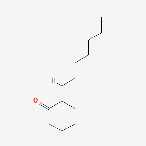 molecular formula C13H22O B7759729 2-Heptylidenecyclohexan-1-one CAS No. 72927-87-8