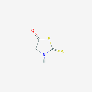 molecular formula C3H3NOS2 B7759774 2-Sulfanylidene-1,3-thiazolidin-5-one 