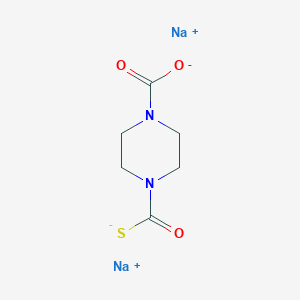 molecular formula C6H8N2Na2O3S B7759798 4-Carbothioatopiperazine-1-carboxylate (2 Na+) 