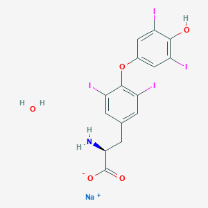 molecular formula C15H12I4NNaO5 B7759805 CID 63008 