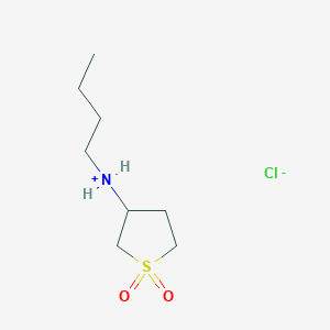 molecular formula C8H18ClNO2S B7759933 Butyl-(1,1-dioxothiolan-3-yl)azanium;chloride 