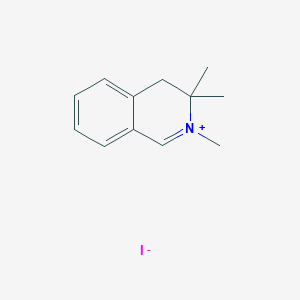 molecular formula C12H16IN B7759985 2,3,3-trimethyl-4H-isoquinolin-2-ium;iodide 
