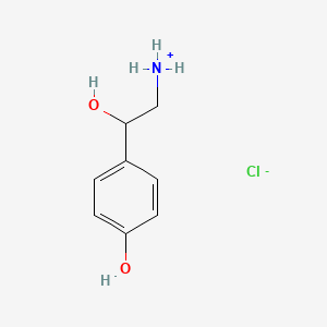 molecular formula C8H12ClNO2 B7760226 1-(4-Hydroxyphenyl)-2-aminoethanol hydrochloride 