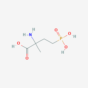 molecular formula C5H12NO5P B7760349 4-Phosphonoisovaline 