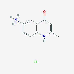 molecular formula C10H11ClN2O B7760370 6-Amino-2-methylquinolin-4-ol hydrochloride 