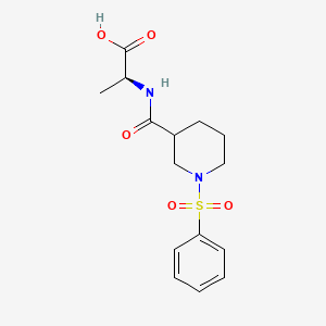 N-{[1-(phenylsulfonyl)piperidin-3-yl]carbonyl}-L-alanine