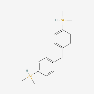 molecular formula C17H24Si2 B7760571 [4-[(4-Dimethylsilylphenyl)methyl]phenyl]-dimethylsilane 