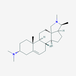 molecular formula C24H40N2 B077606 N,N-Dimethylconanin-5-en-3alpha-amine CAS No. 14152-37-5